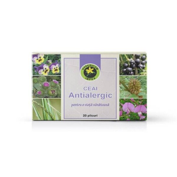 Ceai antialergic, 20 doze, sunătoare