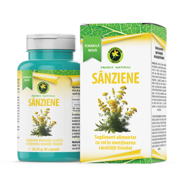 Sânziane, 60 capsule, Hypericum