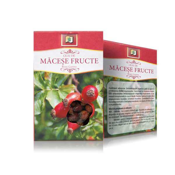 Ceai de măceșe, 50 g, Stef Mar