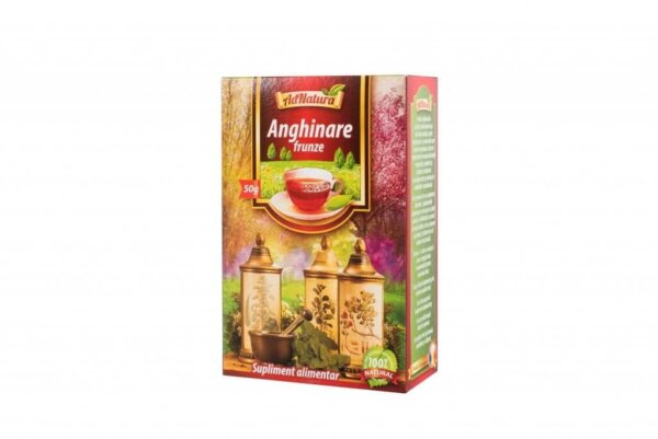 Ceai de anghinare frunze, 50gr, Adserv