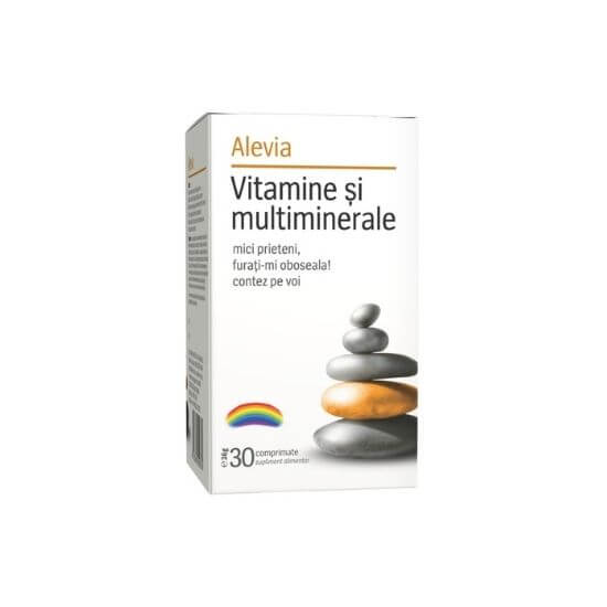 Vitamine și minerale, 30 de tablete, Alevia
