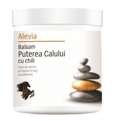 Balsam cu ardei iute Horse Power, 250gr, Alevia