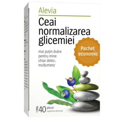 Ceai normalizarea glicemiei, 50g, Alevia