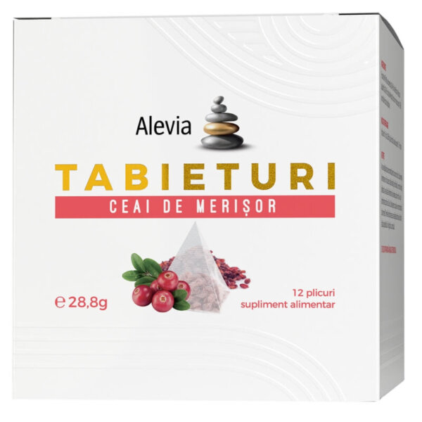 Ceai de merisoare Tabieturi, 12 plicuri, Alevia