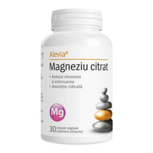 Citrat de magneziu, 30 capsule vegetale, Alevia