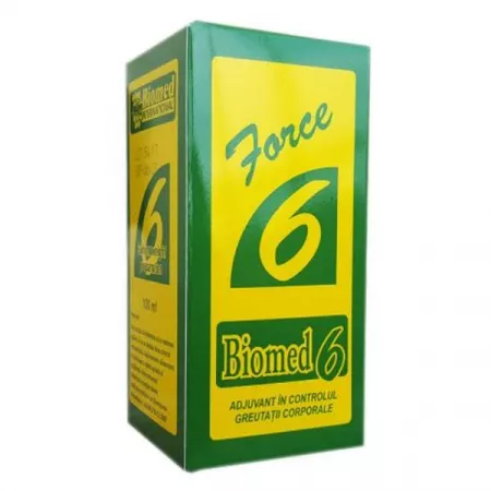 Biomed 6 adjuvant în controlul greutății corporale, 100 ml, Biomed
