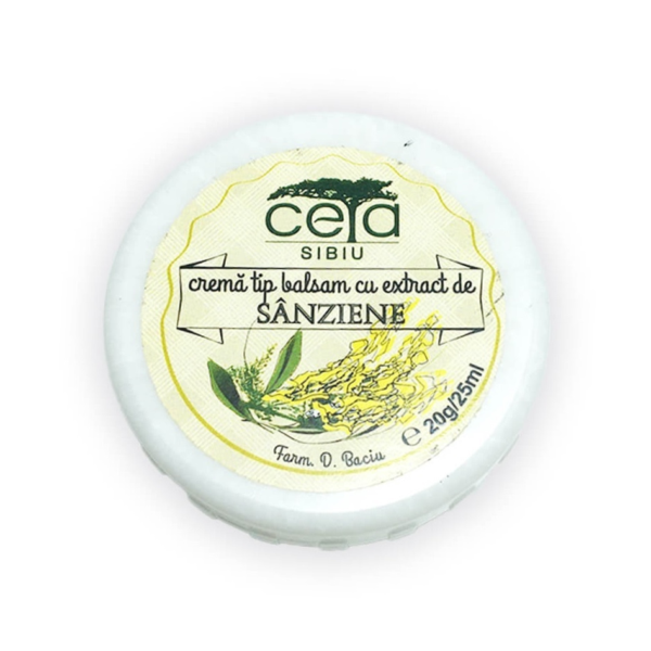 Cremă tip balsam cu extract de sânziene, 20 g, Ceta