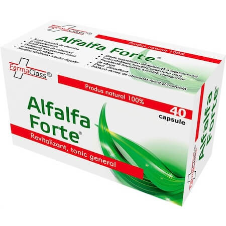 Alfalfa Forte, 40 capsule, Farmaclass