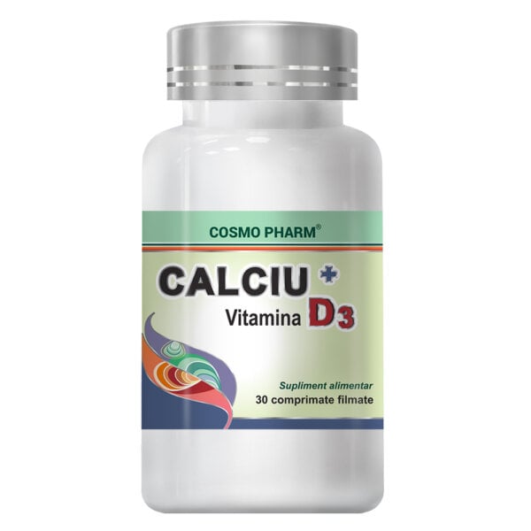 Calciu D3, 30 comprimate, Cosmopharm