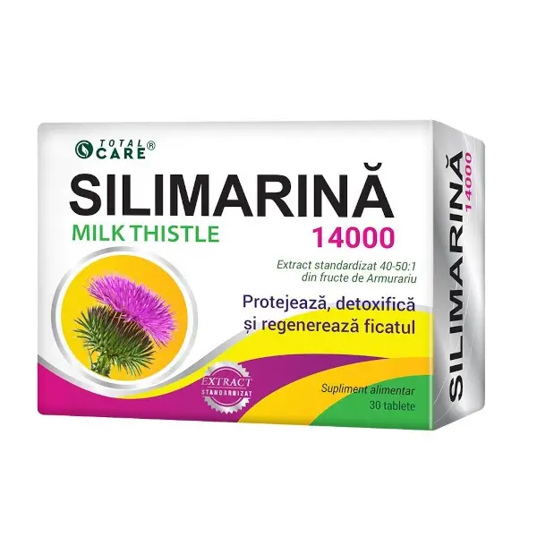 Silimarina premium, 14000 mg, 30 comprimate, Cosmopharm