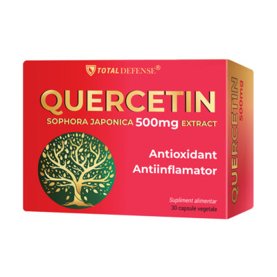Quercetină, 500 mg, 30 capsule, Cosmopharm