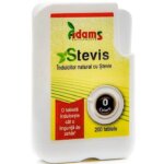 Indulcitor natural cu stevie Stevis, 200 tablete, Adams Supplements