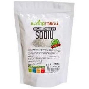 Bicarbonat de sodiu alimentar, 500 g, Spring Markt