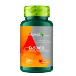 Vitamina D-5000, 30 capsule, Adams Supplements