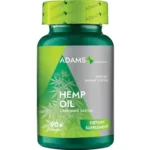 Ulei de Cânepă 1000mg, 90 capsule, Adams Supplements