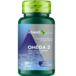Omega 3 1000mg, 30cps, Adams Supplements