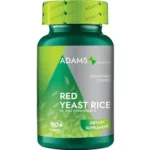 Drojdie de orez Roșu 600mg, 90 capsule, Adams Supplements