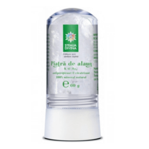 Deodorant cu piatra de alaun, 60 g, Stella Divina