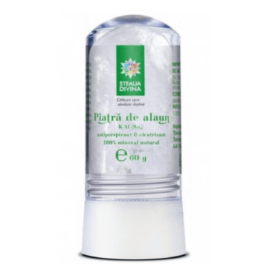 Deodorant cu piatra de alaun, 60 g, Stella Divina