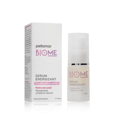 Ser energizant Biome pentru ten uscat, 15 ml, Pellamar