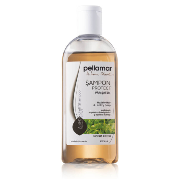 Sampon de par satinat cu extract de nuca, 250ml, Pellamar
