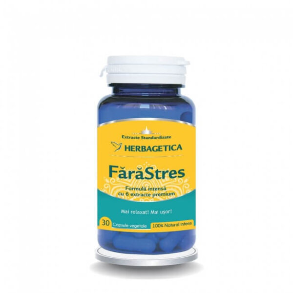 FărăStres, 30 capsule, Herbagetica