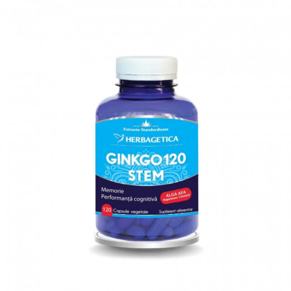 Ginkgo 120 Stem, 120 capsule, Herbagetica