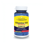 Vitamina D3 Naturală 5000 UI, 30 capsule, Herbagetica