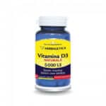 Vitamina D3 Naturală 5000 UI, 60 capsule, Herbagetica