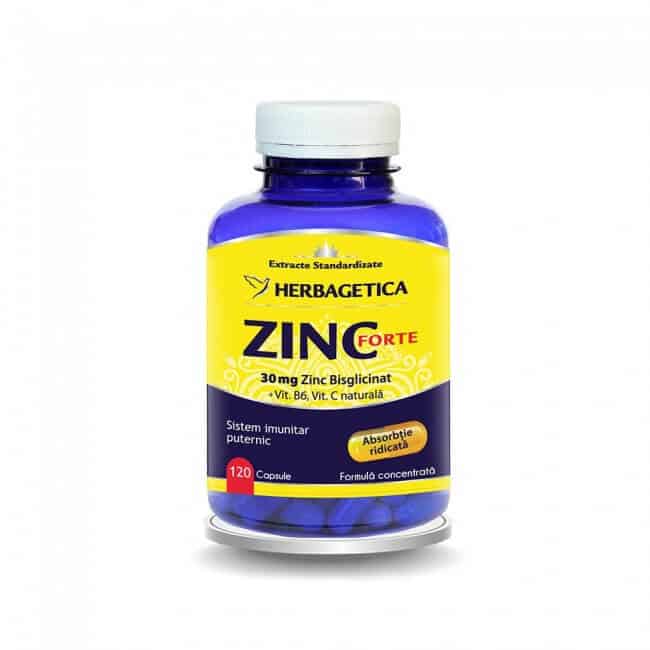 Zinc Forte, 120 capsule – Herbagetica