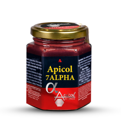 Apicol 7 Alpha, mierea roșie, 235 g, Apicol Science