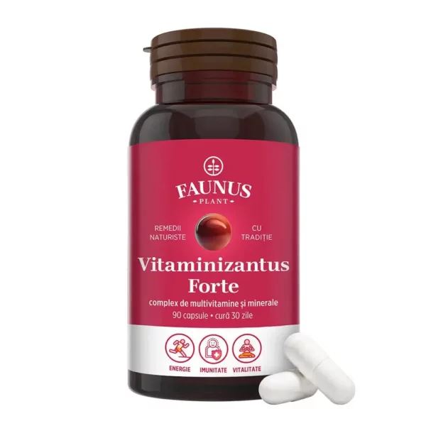 Vitaminizantus Forte, 90 caspule, Faunus Plant