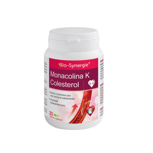 Monacolin K Colesterol, 30 capsule vegetale, Bio Synergie