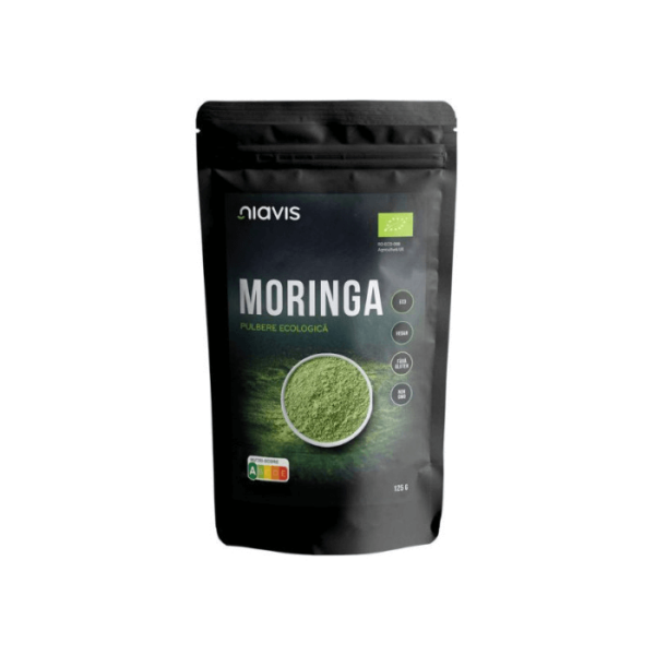 Moringa pulbere ecologică (BIO), 125gr, Niavis