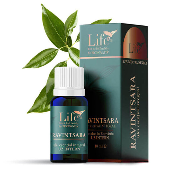 Ravintsara, ulei esențial integral, 10 ml, Bionovativ