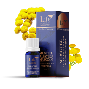 Mușețel Albastru Marocan, ulei esențial integral, 5 ml, Bionovativ