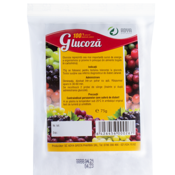 Glucoză, 75 g, Adya Green Pharma