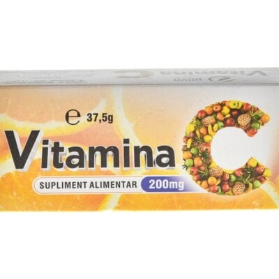 Vitamina C, 200 mg, 50 comprimate, Adya