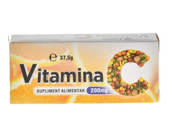 Vitamina C, 200 mg, 50 comprimate, Adya