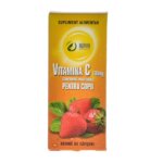 Vitamina C cu aromă de căpșuni pentru copii, 100 mg, 30 tablete, Adya Green Pharma