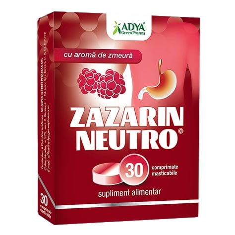Zazarin Neutral, 30 comprimate, Adya Green Pharma