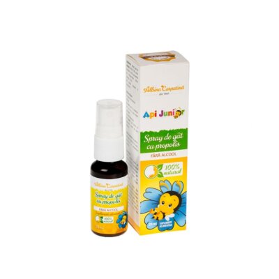 Spray pentru gat cu propolis ApiJunior, 20 ml, Albina Carpatina
