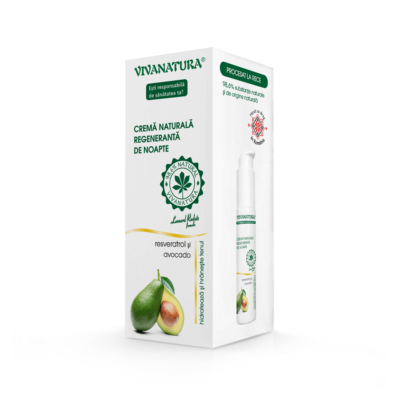Crema de noapte regeneranta, 45 ml, Vivanatura