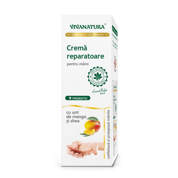 Crema reparatoare de maini, 50 ml, Vivanatura