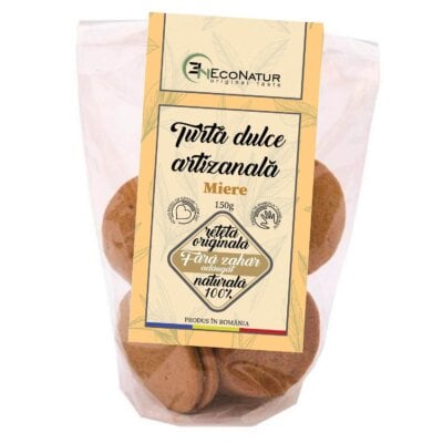 Turtă dulce de casă cu miere, 150 g, Econatur