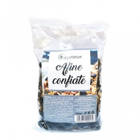 Afine confiate, 250 g, EcoNatur