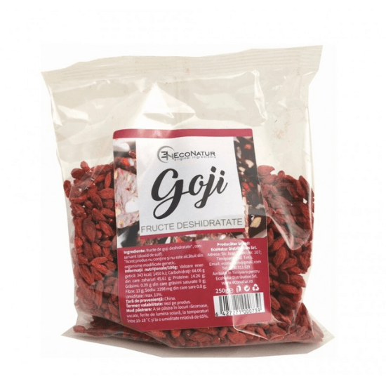Fructe uscate Goji, 250 g, EcoNatur