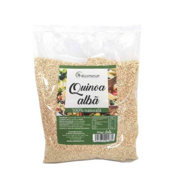 Quinoa albă, 500 g, EcoNatur