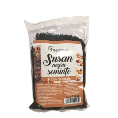 Seminte de susan negru, 250 g, EcoNatur