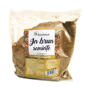 Seminte de in maro macinate, 250 g, EcoNatur